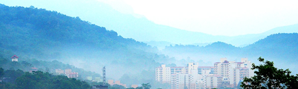 IISER Thiruvananthapuram campus in the mist